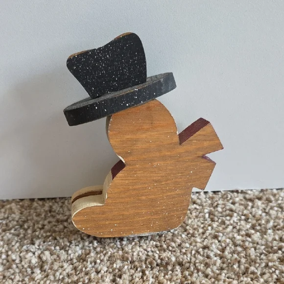 Winter - Snowman Sled Decor - Wood - Picture 5 of 8